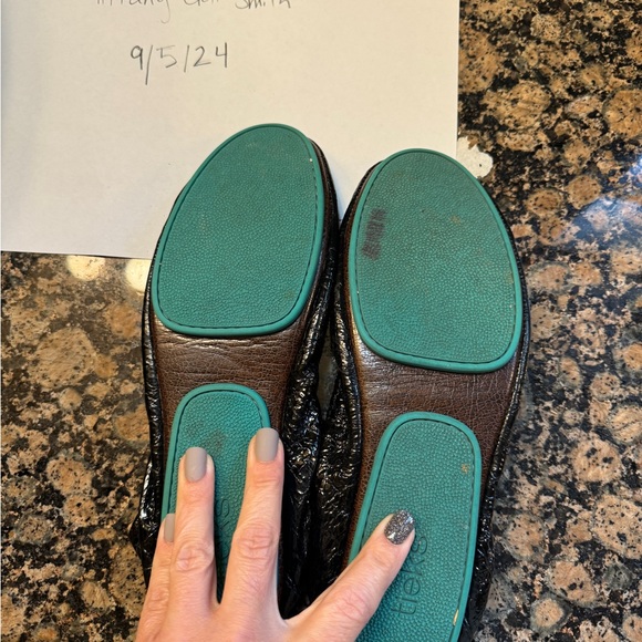 Tieks Obsidian Black Size‎ 8 - Picture 1 of 3